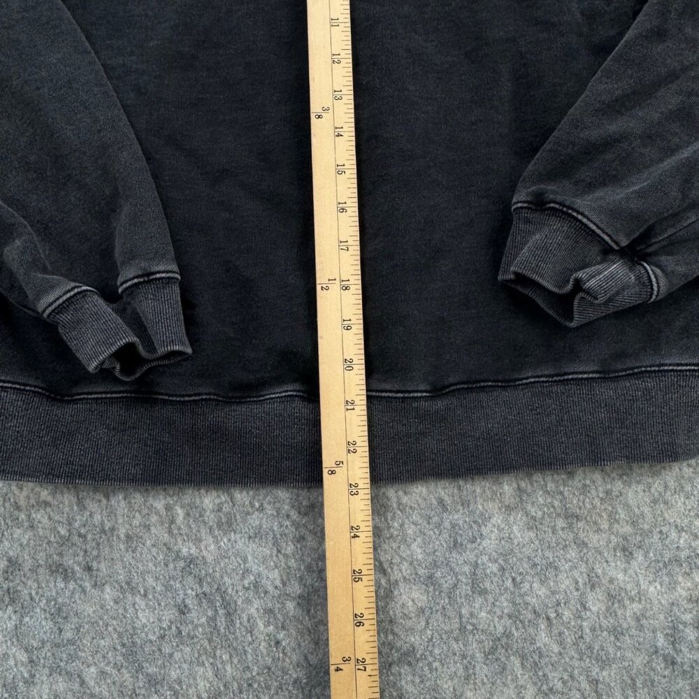 Anine Bing Hoodie Sz L Charcoal Gray Pullover - Picture 6 of 10
